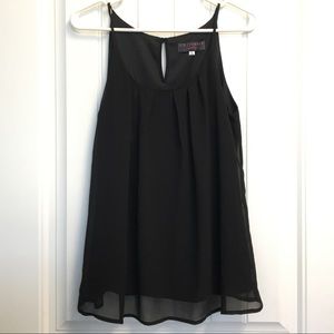 Black flowy camisole NWOT